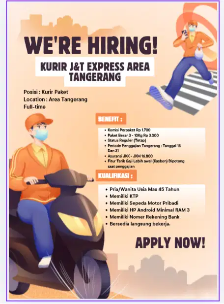 KURIR PAKET J&T EXPRESS AREA TANGERANG