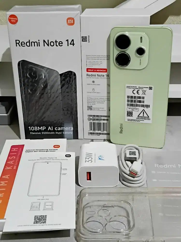 Redmi Note 14 4G 8/128 fullset like new 99%