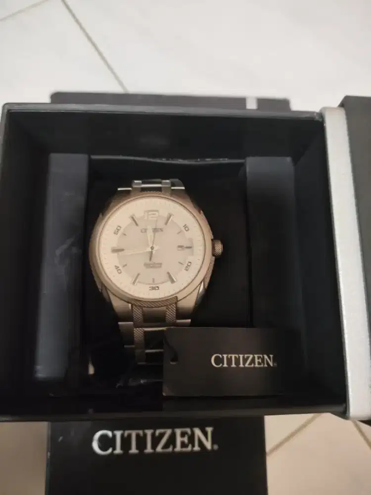 JUAL Citizen Eco-Drive Titanium Analog Japan Made BM6901-55B