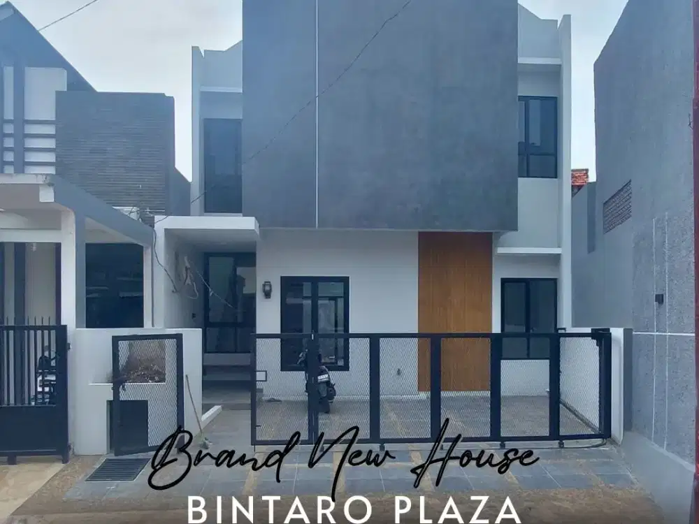 Desain Modern! Rumah 2 Lantai Bagus Homey Akses Mudah Siap Huni di Bintaro Sektor 3A Tangerang Selatan (Im)