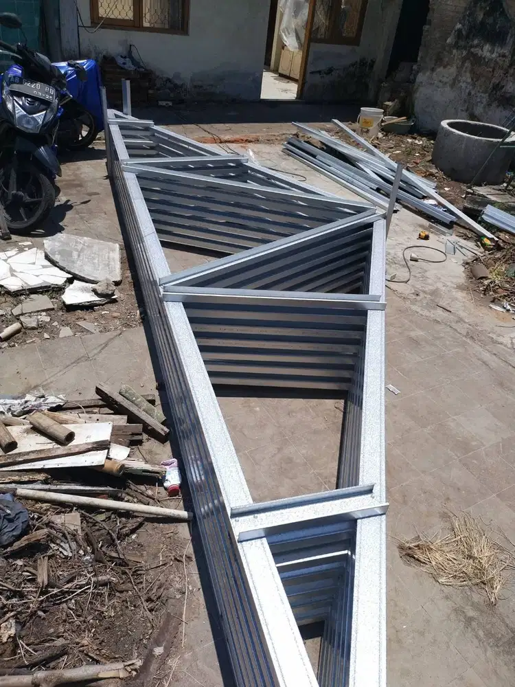 Melayani Bongkar Renovasi Atap Dgn Baja Ringan BIMA TRUSS Paling MURAH