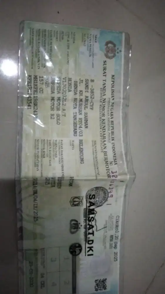 Pcx 2025 low kilometer