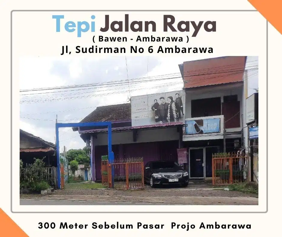 Dijual Tanah & Bangunan di Ambarawa