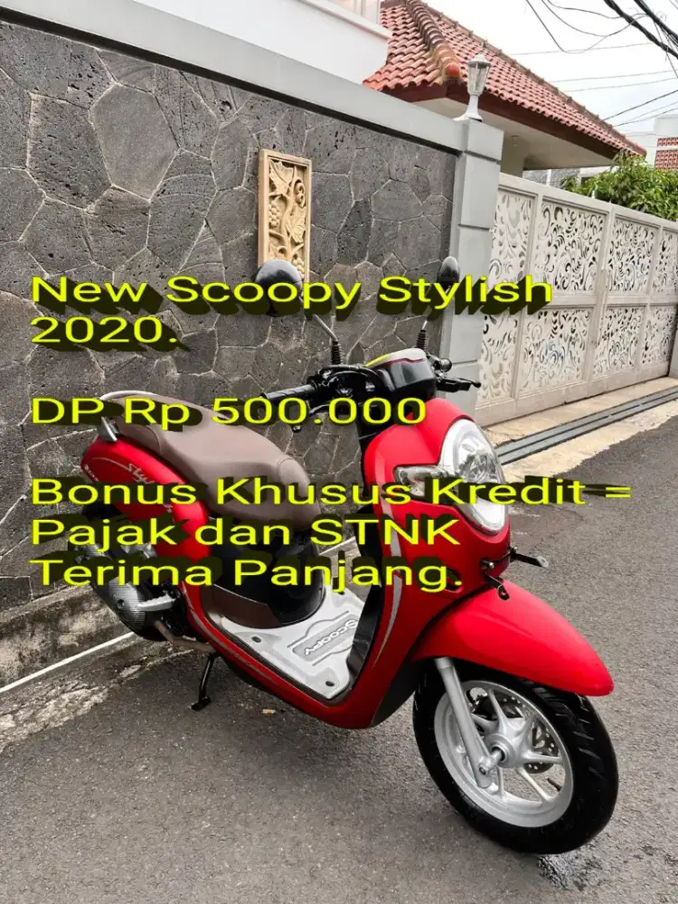 Scoopy 2020. Standar. Mulus. Original. KM Rendah. Cash/Kredit/TT