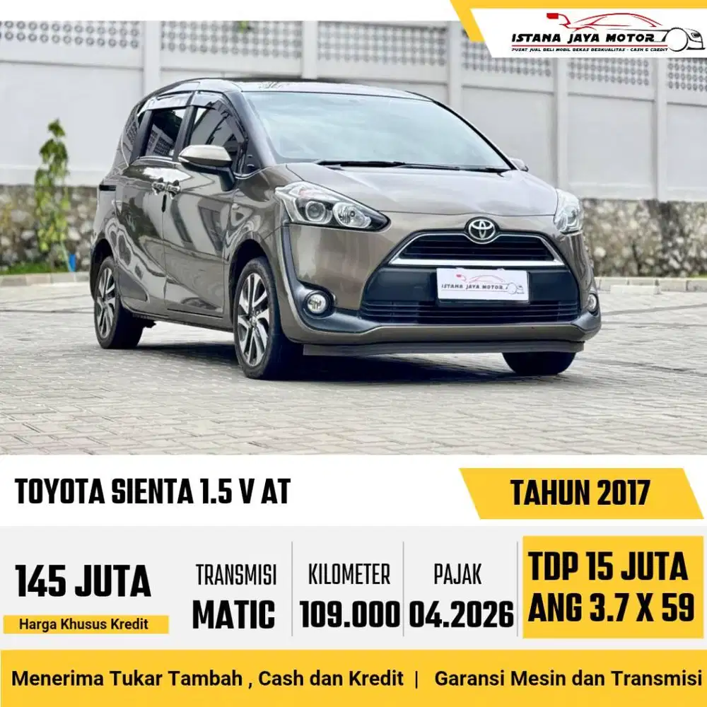 Toyota Sienta 1.5 V Automatic 2017