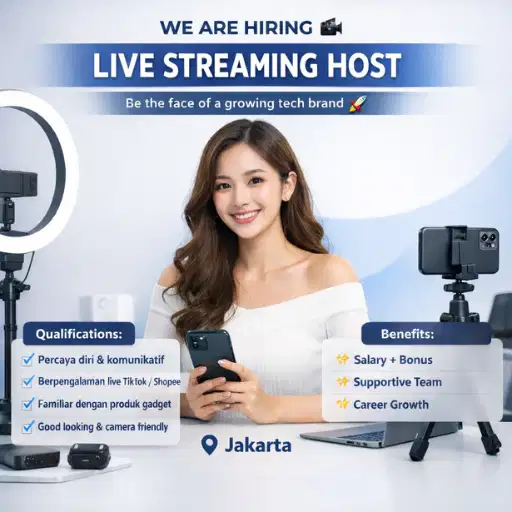 LOKER HOSTLIVE DI PLUIT, JAKARTA UTARA SAMPING MAL EMPORIUM