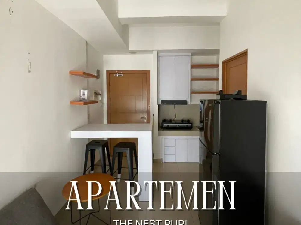 DIJUAL MURAH APARTEMEN THE NEST PURI 2BR FULL FURNISHED PURI KARANG TENGAH