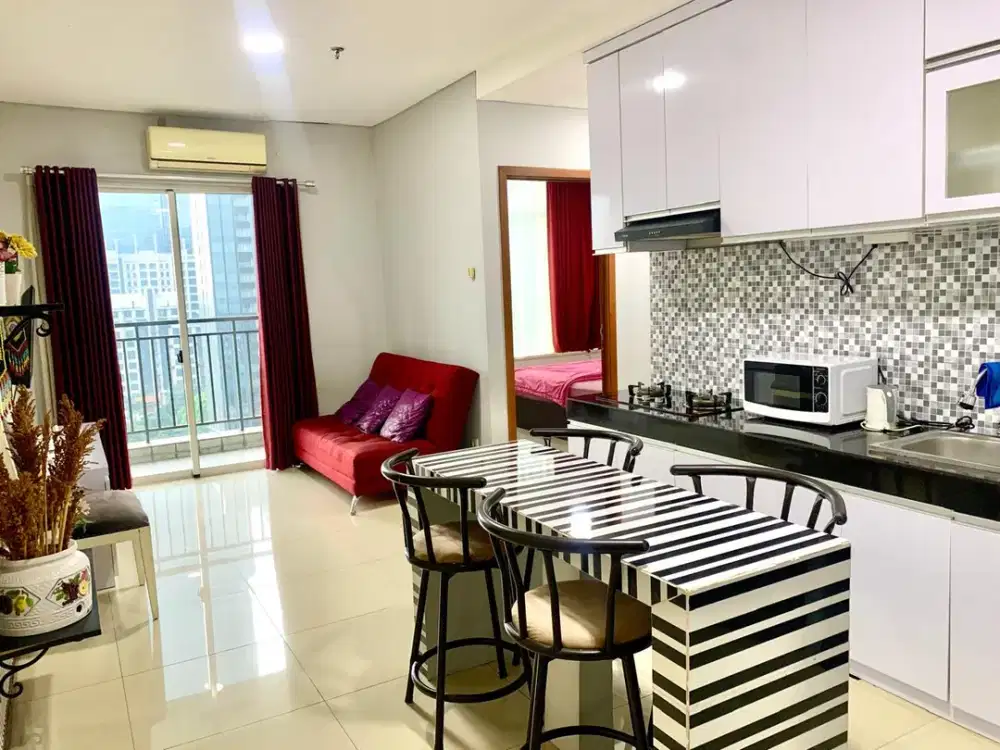 Diseweakan Apartemen Thamrin Residence 2 BR Tinggal di Jantung Jakarta, Siap Huni