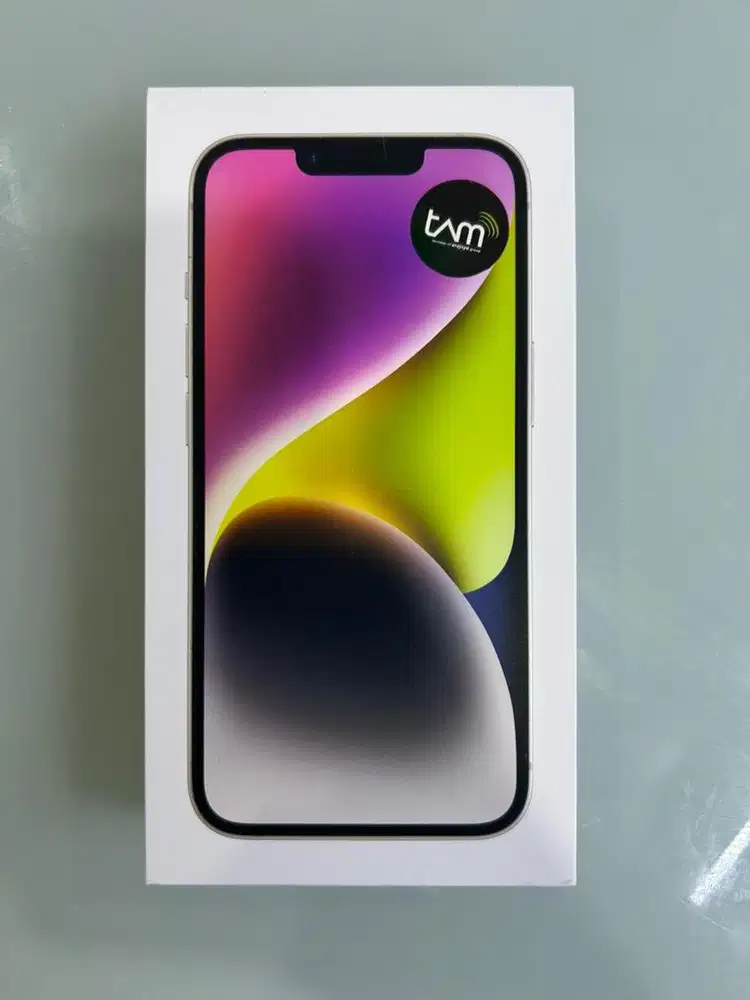 NEW IPHONE 14 128GB STARLIGHT GRS NASIONAL (MSI)