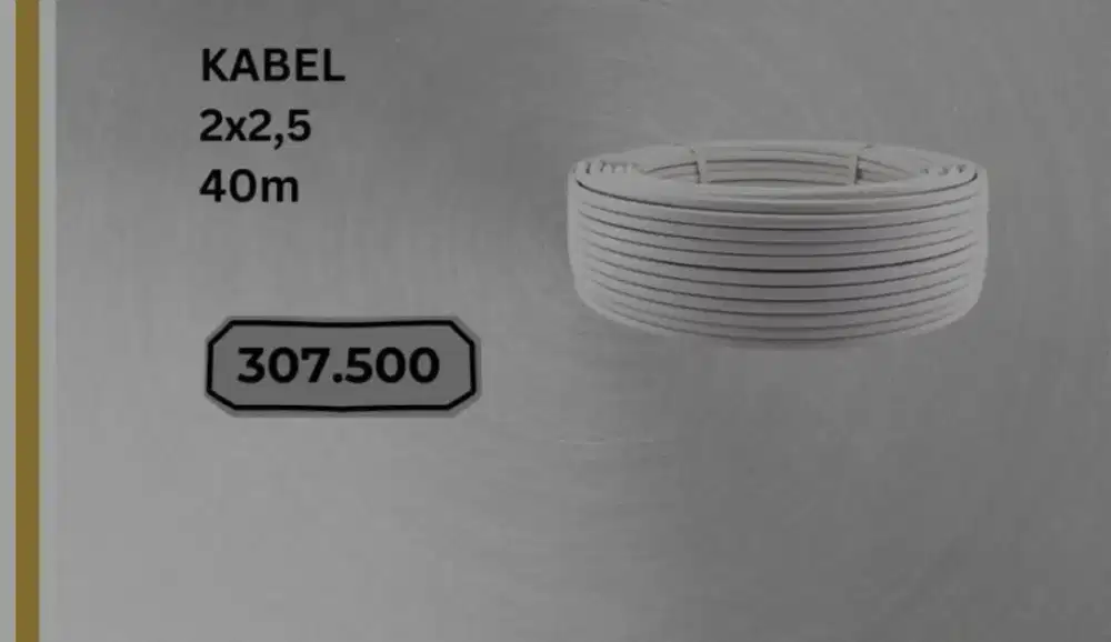 Kabel Listrik Standar Aman & Awet