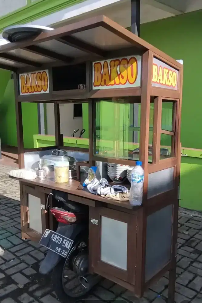 jualan bakso malang keliling pakek motor