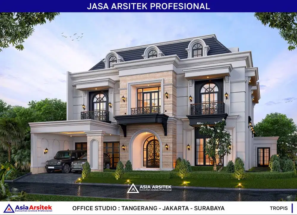 Jasa Arsitek Desain Gambar Rumah di Tangerang Desain Rumah 512 m2