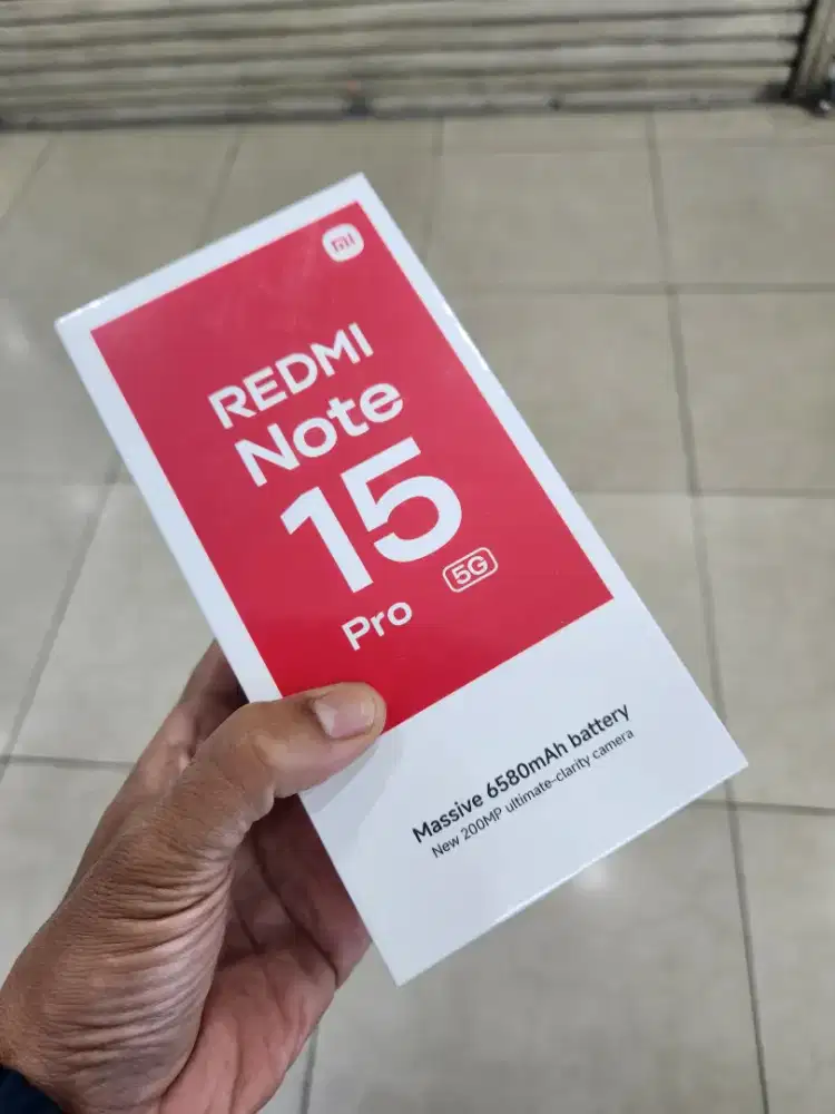 Xiaomi redmi note 15 pro 5G 12/512 resmi Indonesia New segel box