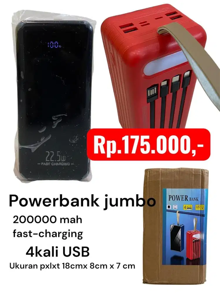 Powerbank 200000 mah