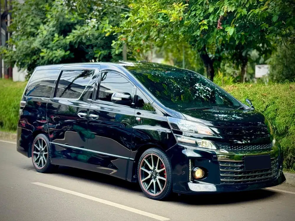 VELLFIRE GS 2014 HITAM LOW KM