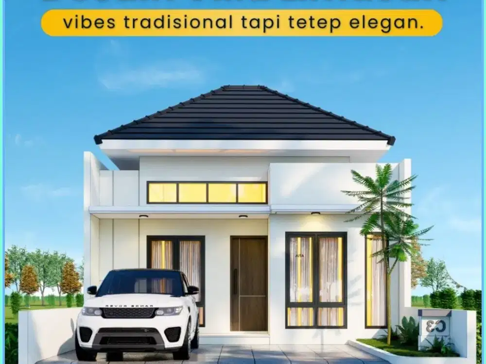 RUMAH MINIMALIS YOGYAKARTA DALAM CLUSTER DEKAT RS PKU GAMPING