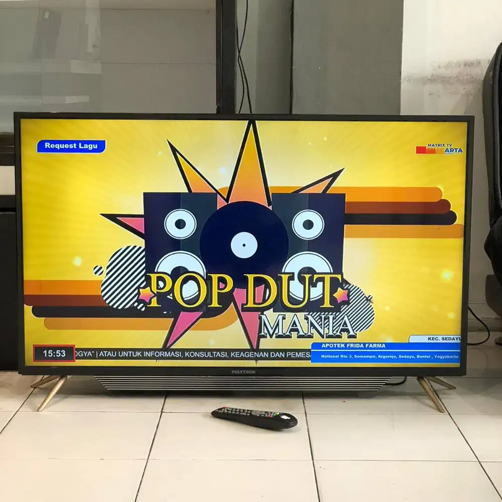 Polytron Digital TV 43 Inch – Layar Jernih, Siap Pakai, Gambar Tajam