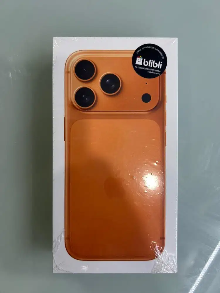 NEW IPHONE 17PRO 256GB COSMICORANGE GRS NASIONAL (MSI)