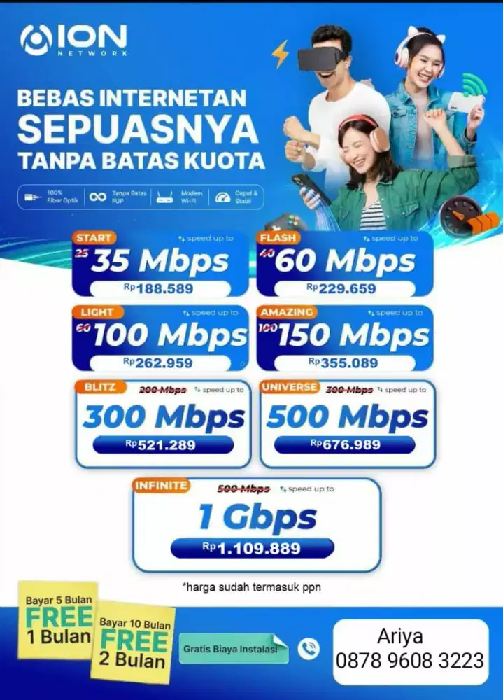 Wifi Home Internet Cepat dan Murah