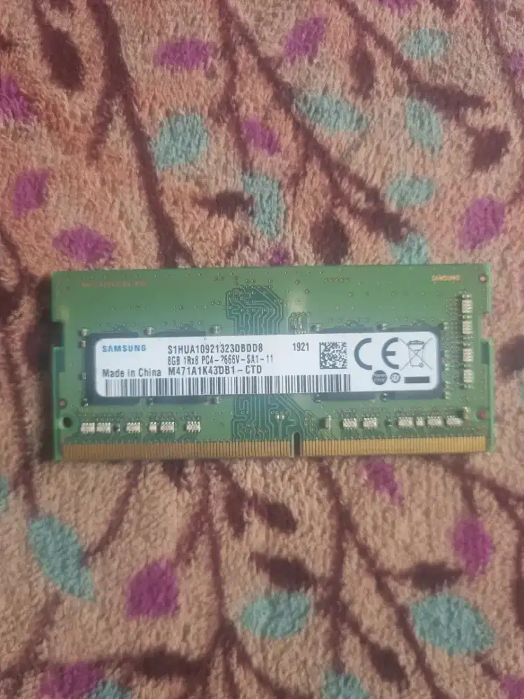 Memory DDR4 8 GB sodimm