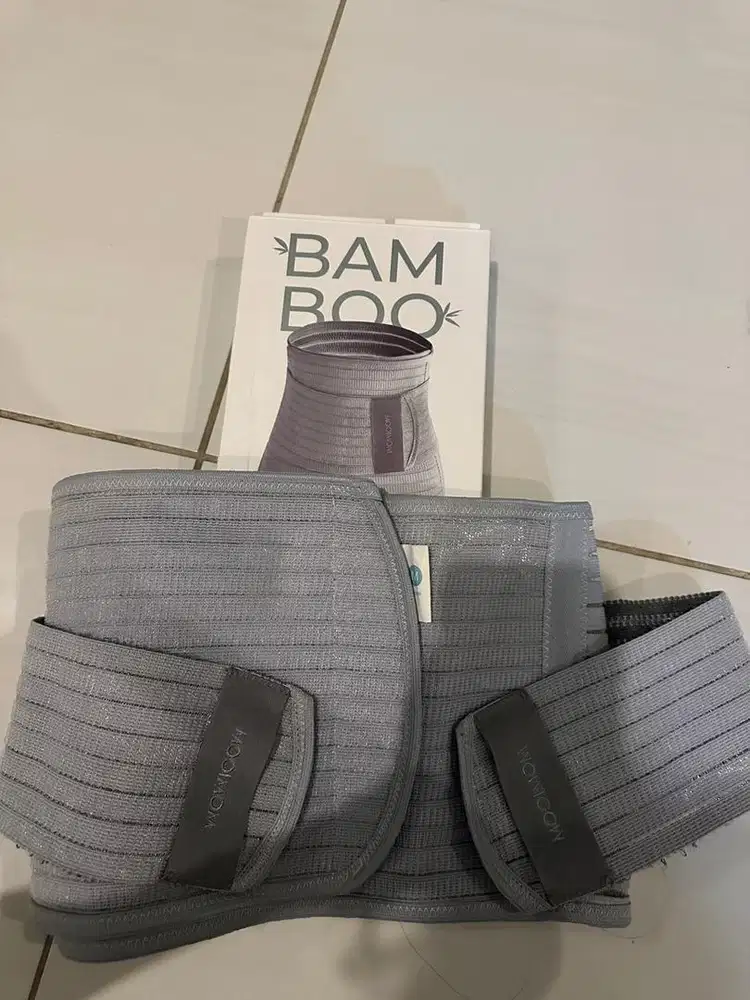 Bamboo postpartum bell band mooimom (korset pasca melahirkan)