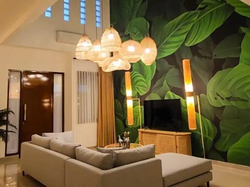 RUMAH KEREN MINIMALIS MODERN FULL FURNISHED 2 LANTAI SIAP HUNI DI CHERRYFIELD BANDUNG