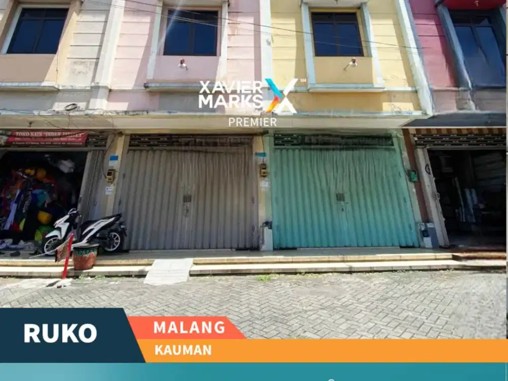 Dijual Ruko Selangkah dari Alun-alun Poros Jalan Kauman Malang