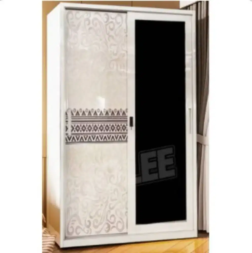 Jual lemari pakaian bahan besi, jual diskon