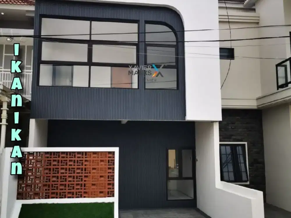 Rumah panoramic & rooftop view keren di ikan ikan lowokwaru Malang