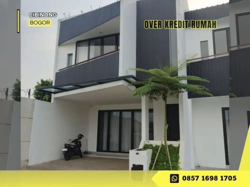 Over Kredit Rumah 3LT 55JT dkt Sta KA Cibinong di Cluster The Residesia