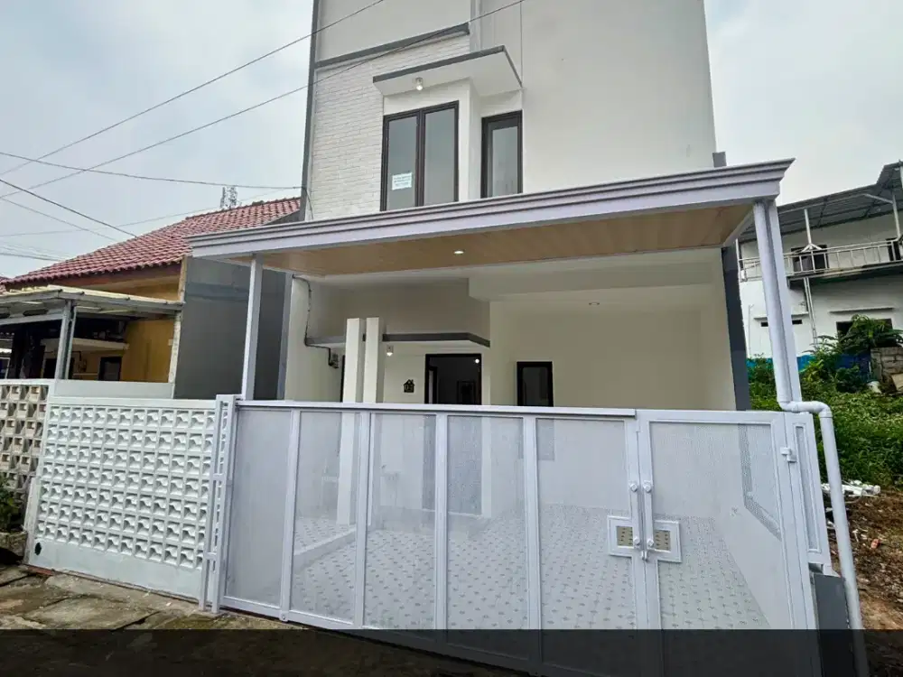 RUMAH MODERN DISKON JADI 650 JT LB 71 | LT 77 | 3 KAMAR | +FURNITUR ANANDAMAYA PREMIER KALIMULYA DEPOK
