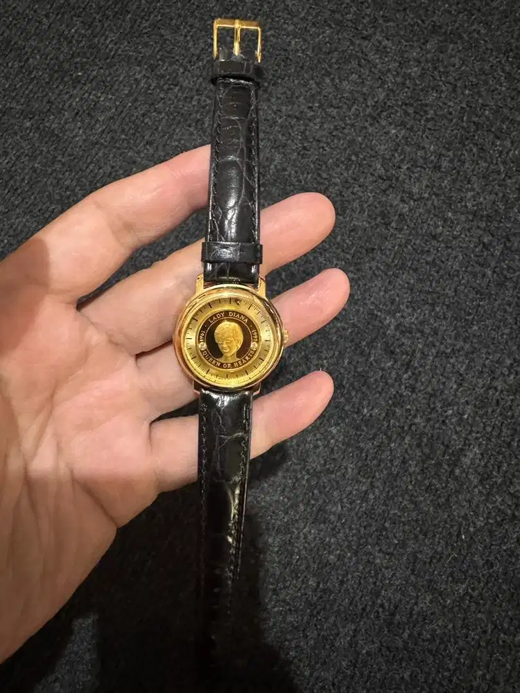 Jam tangan antik Gold Quest full set dengan box