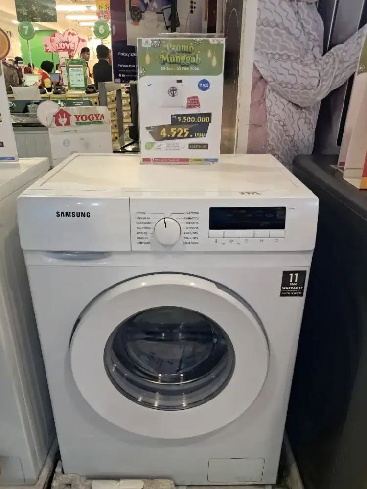 Mesin Cuci Front loading Samsung WW70T3020WW Promo munggahan tanpa DP