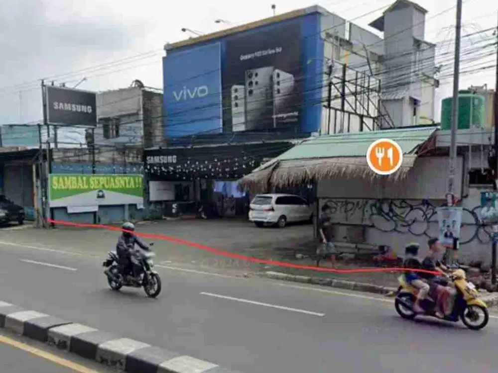 Jual Bangunan Komersil 500m di Jl Raya Bogor Jakarta,  Cibinong