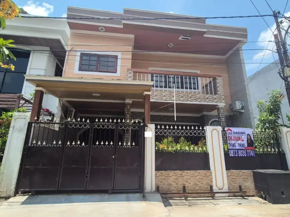 Ss.3547 - Murah !! Rumah Siap Huni 9x20 Jalan 2 Mobil di Kelapa Sawit Hadap Utara