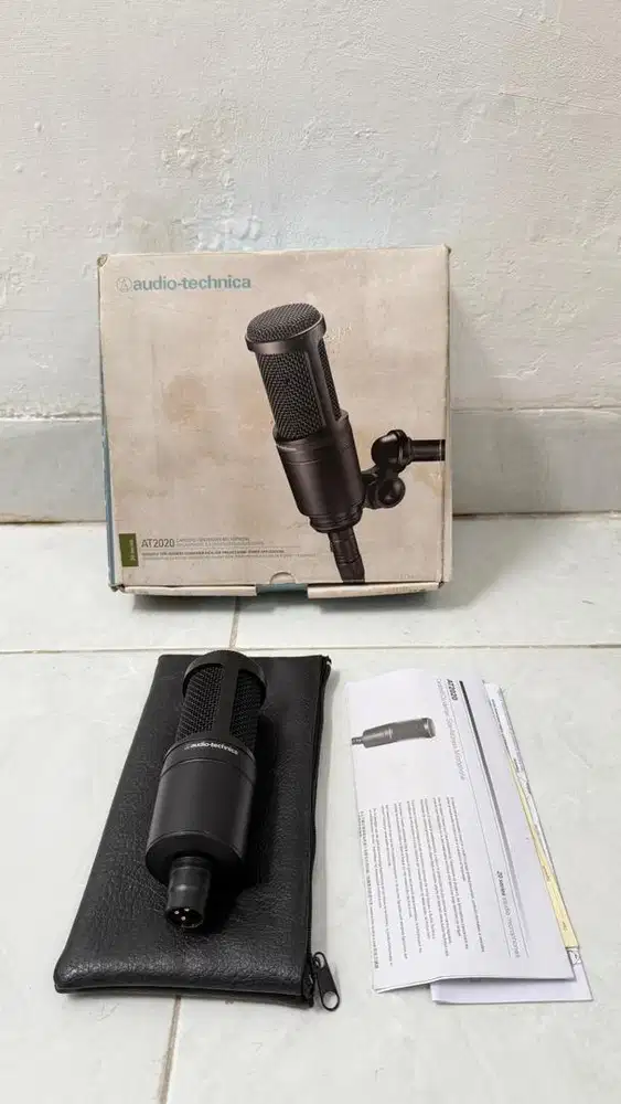 Audio Technica At2020 Microphone Condenser