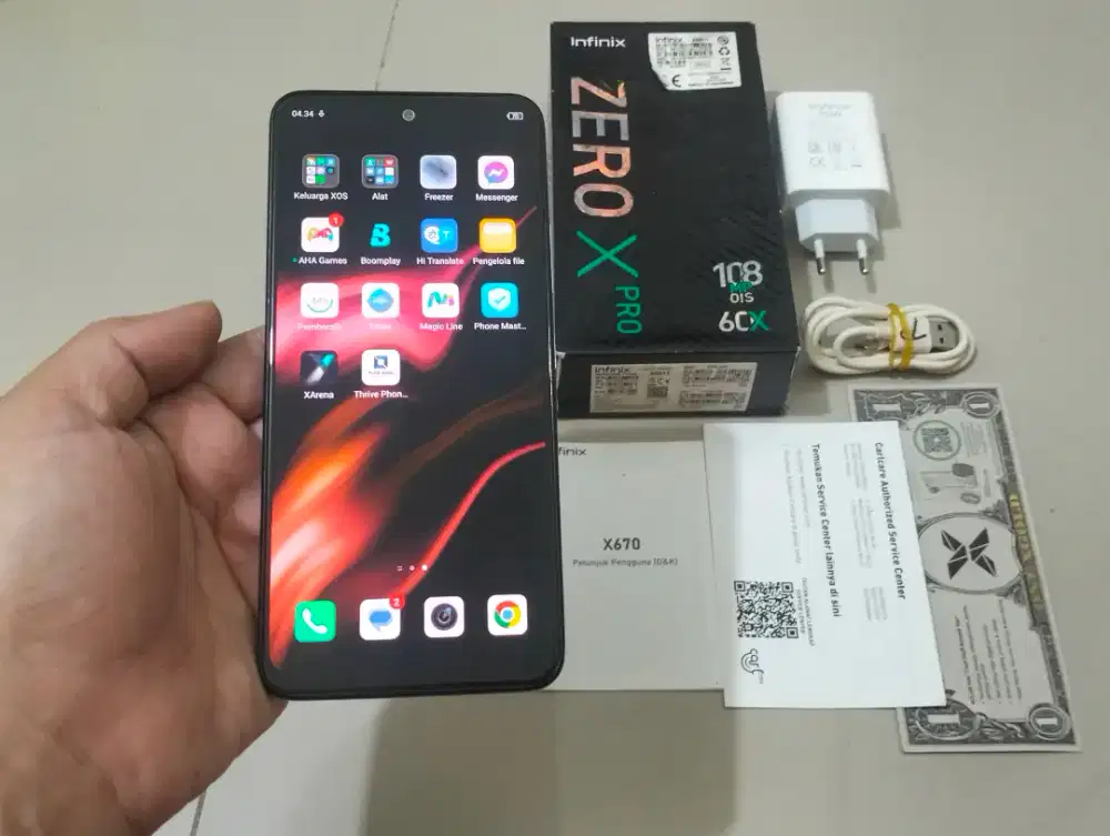 INFINIX ZERO X PRO 8GB / 256GB 6.67in AMOLED Dual Chip 108MP 60X Zoom