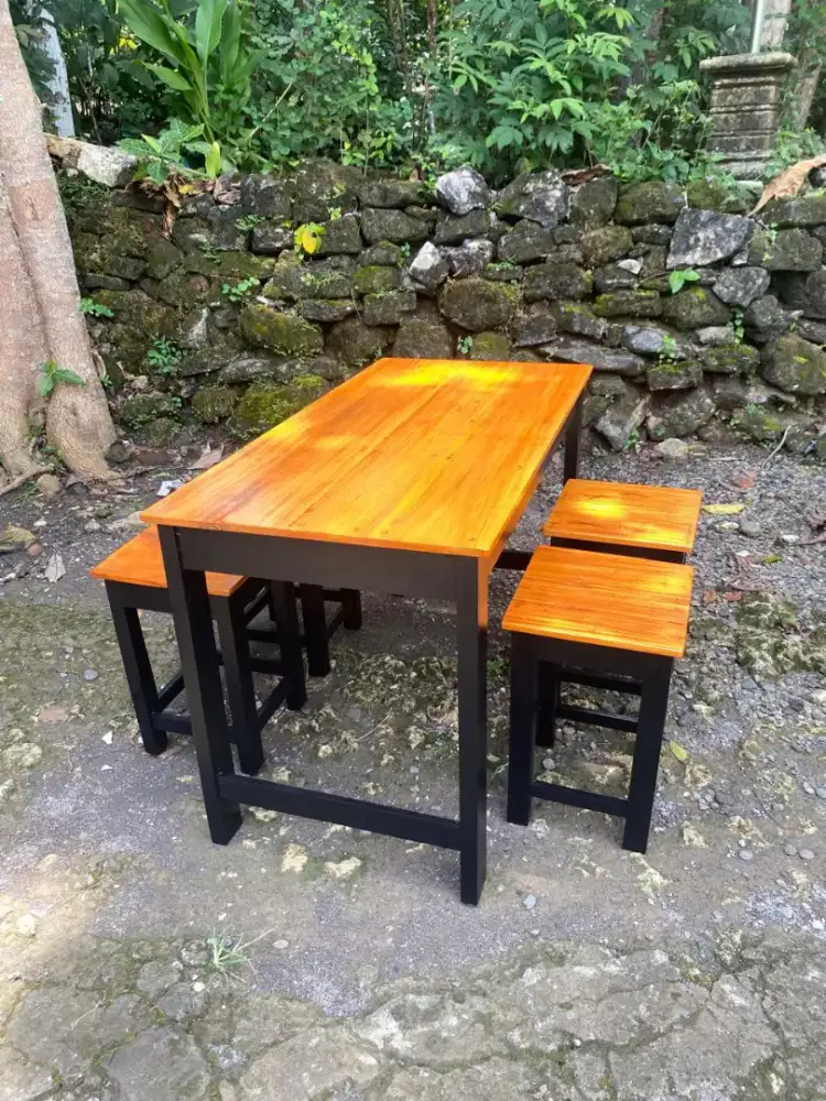 Meja kursi cafe warung promo