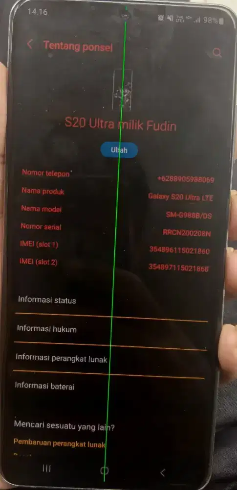 Samsung galaxy S20 ULTRA