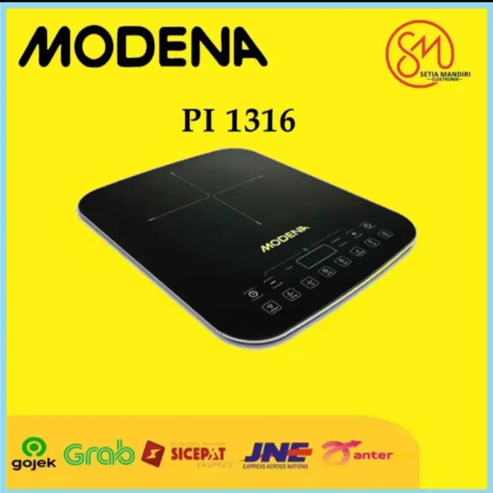 Kompor listrik modena induksi portable, gres, baru