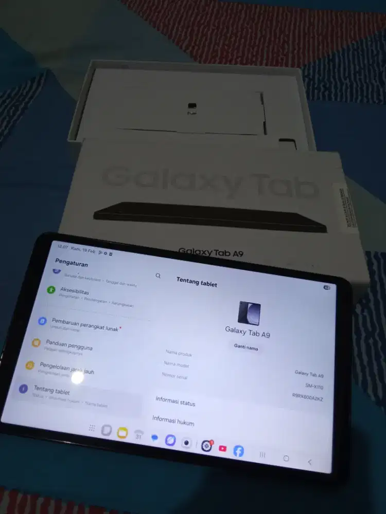 Samsung Galaxy Tab A9 Wifi 4/64 Fullset