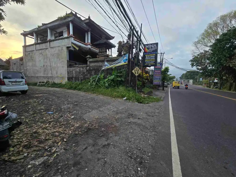Dijual tanah di pinggir baypas ir soekarno tabanan bali
