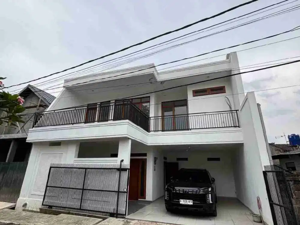 Rumah 2 Lantai bebas banjir di komplek Pertamina Pondok Ranji