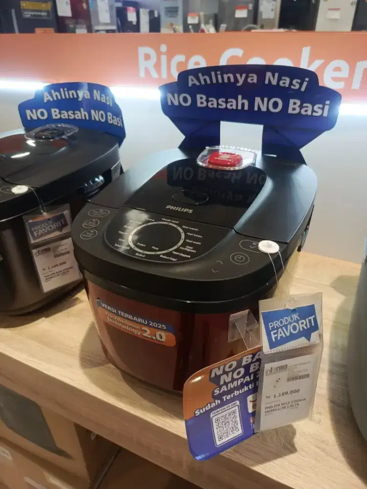 Philips Rice Cooker Digital HD4812/30 (1.8L)