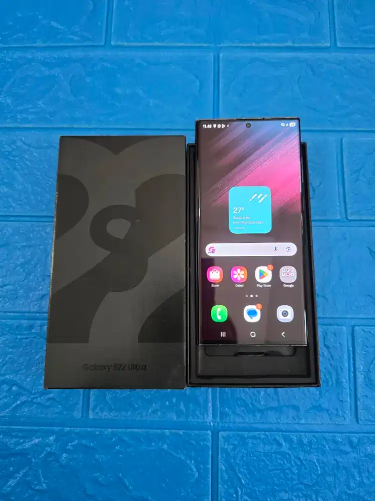 Samsung S22 Ultra 5G 12/256gb SEIN Lengkap Normal