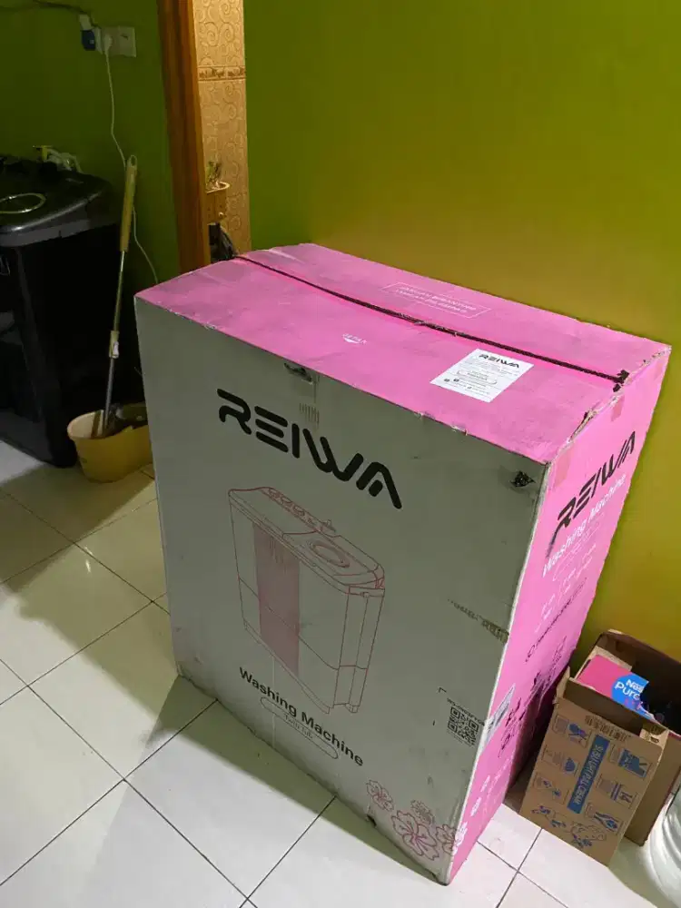 Mesin cuci reiwa 2 tabung 8kg baru