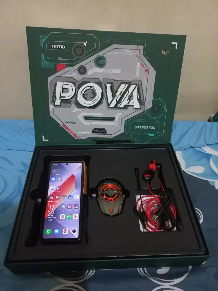 Dijual Tecno Pova 6 Ram 8/256 Meteorit Grey Mulus No Minus