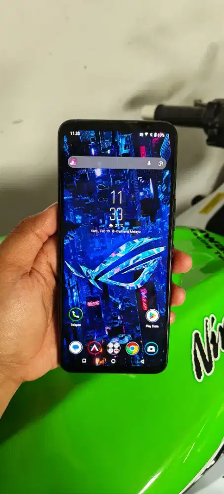HP Gaming Rog Phone 6 5G Ex resmi Bisa TT/bt/jual