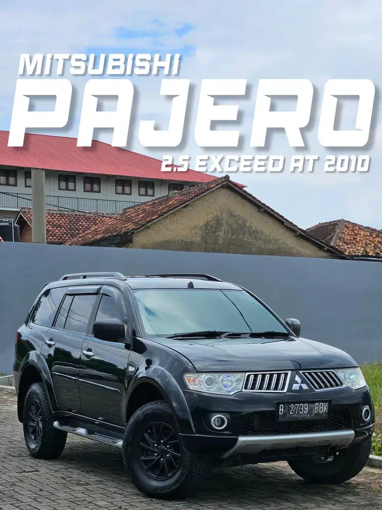 Mitsubishi pajero 2010 exceed 4x2 metik diesel dp ceper yuk jual cepat