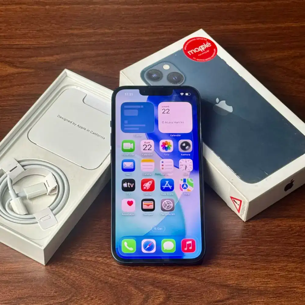 iPhone 13, 128GB [ Midnaight ] Garansi Resmi iBox.